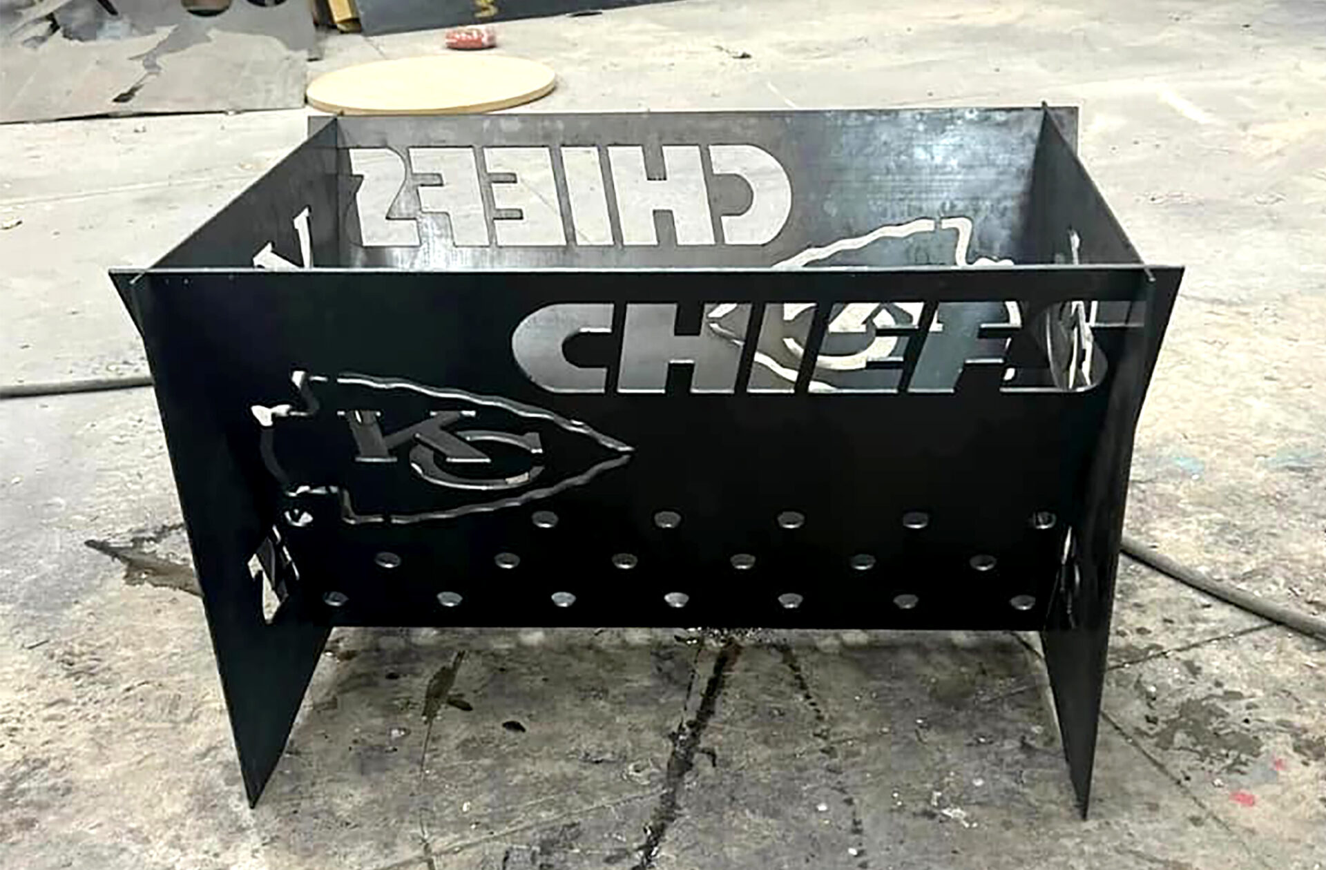 Custom Chiefs Fire Pit