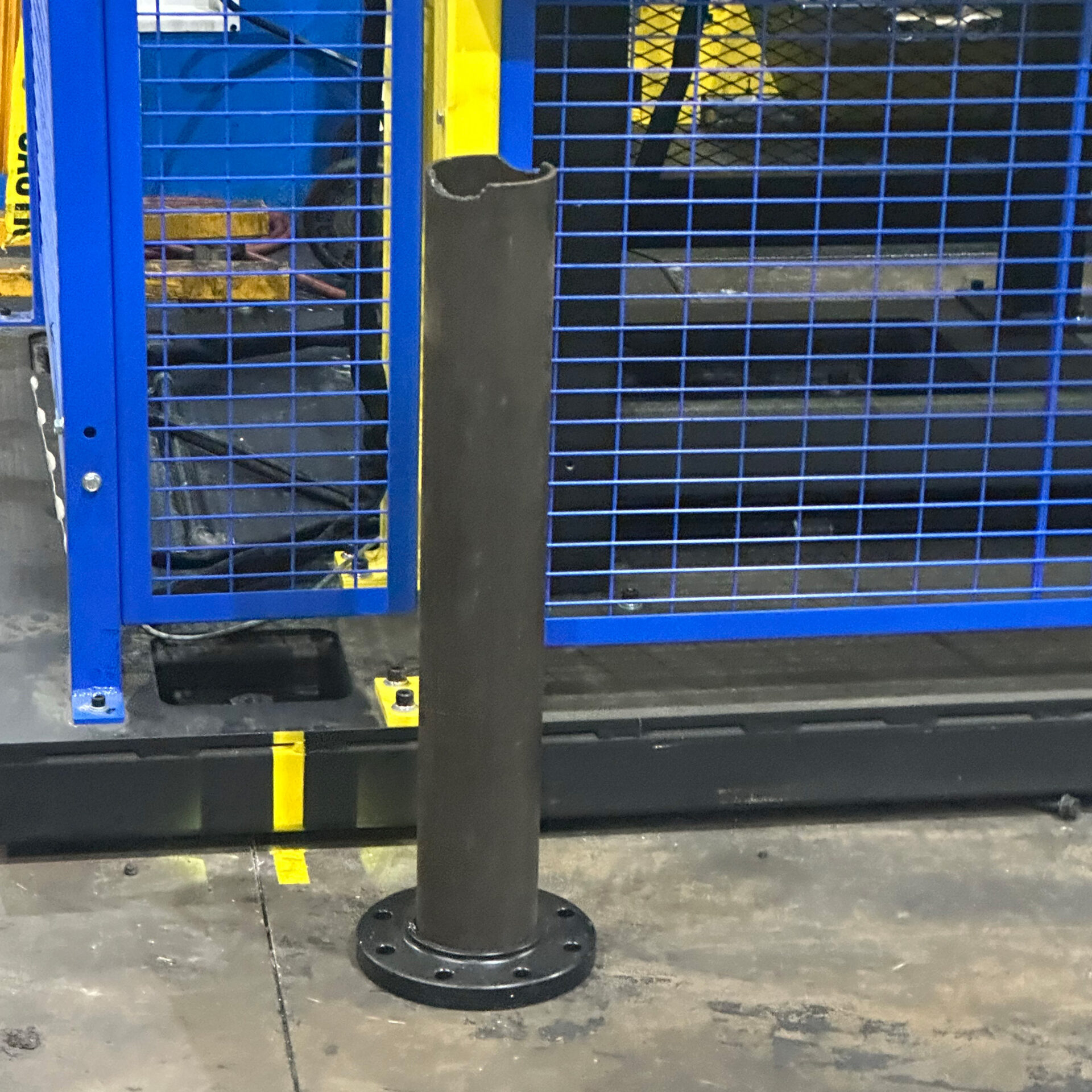 Yellow Automation Guard wall