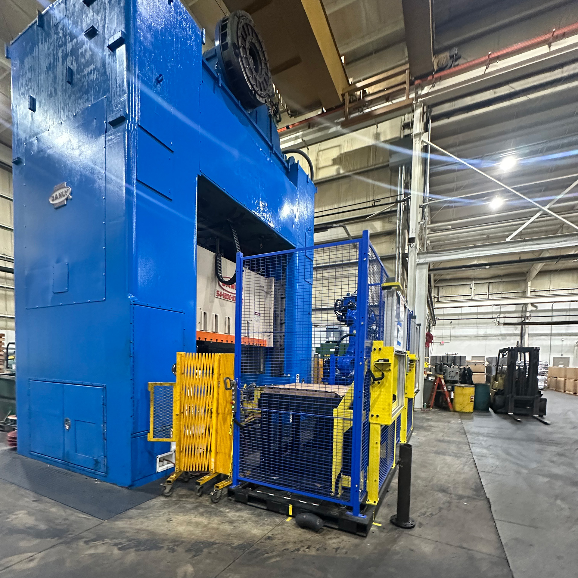 Yellow Automation Guard wall